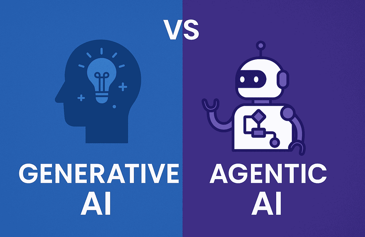 Generative AI vs. Agentic AI: Picking the Right Smart Tech for Your 2025–2026 Roadmap